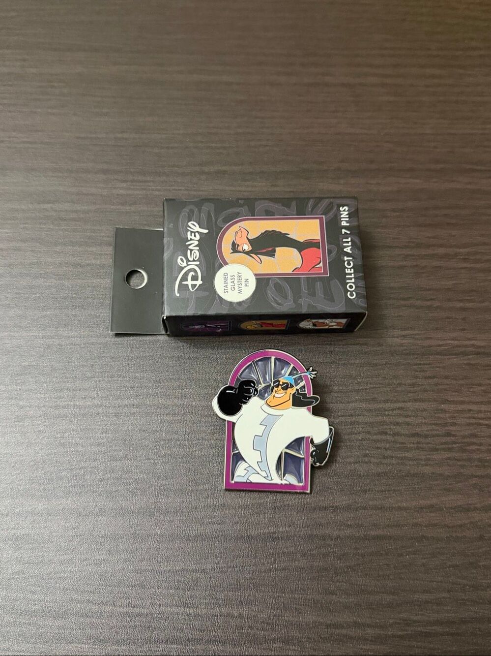Disney The Emperor's New Groove Stained Glass Blind Box Enamel Pin - Kronk